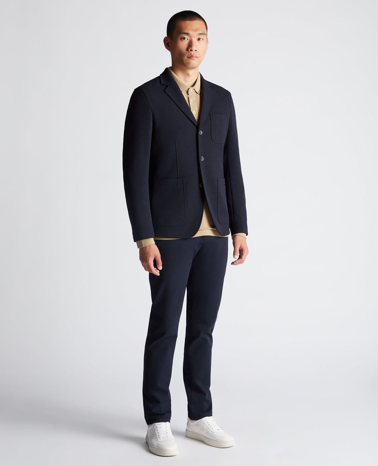 Slim Fit  Cotton-Blend Stretch Jacket