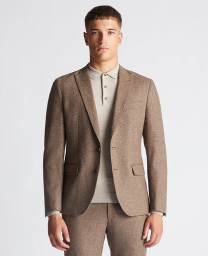 Slim Fit Wool Blend Jacket