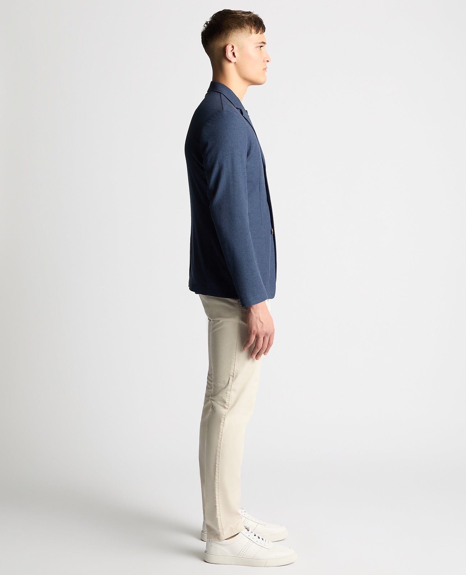 Slim Fit Cotton-Blend Stretch Jacket