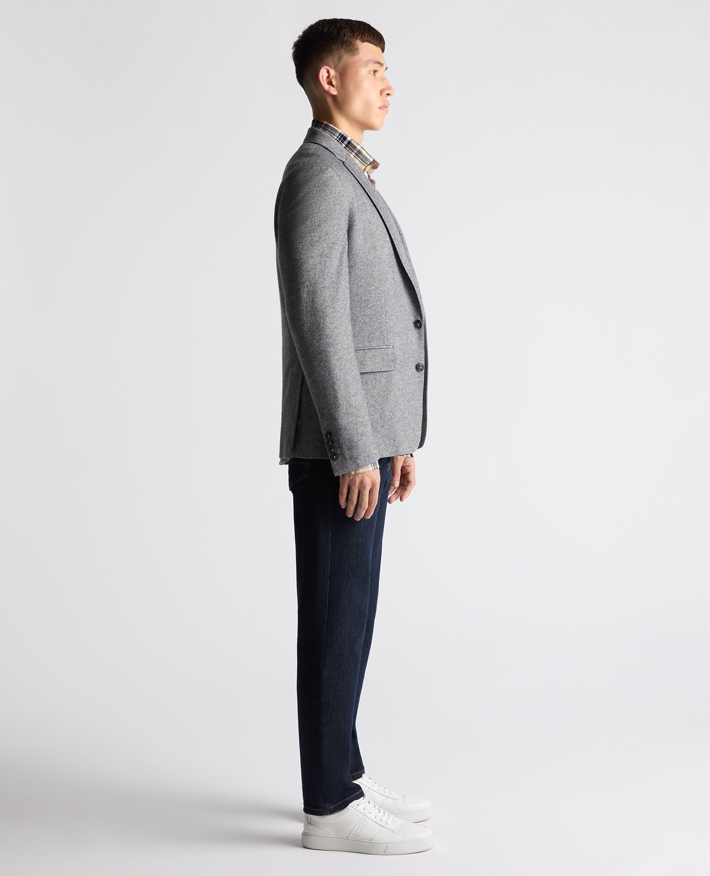 Slim Fit Wool Blend Jacket