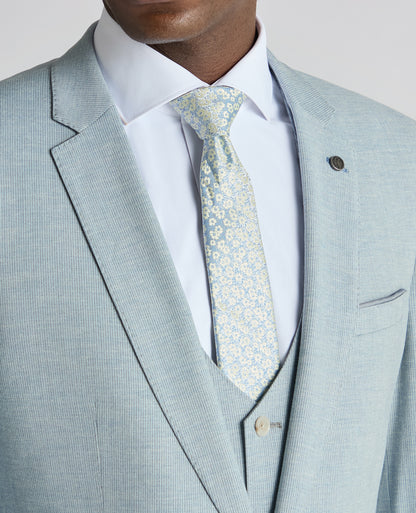 Slim fit Linen-Blend Suit