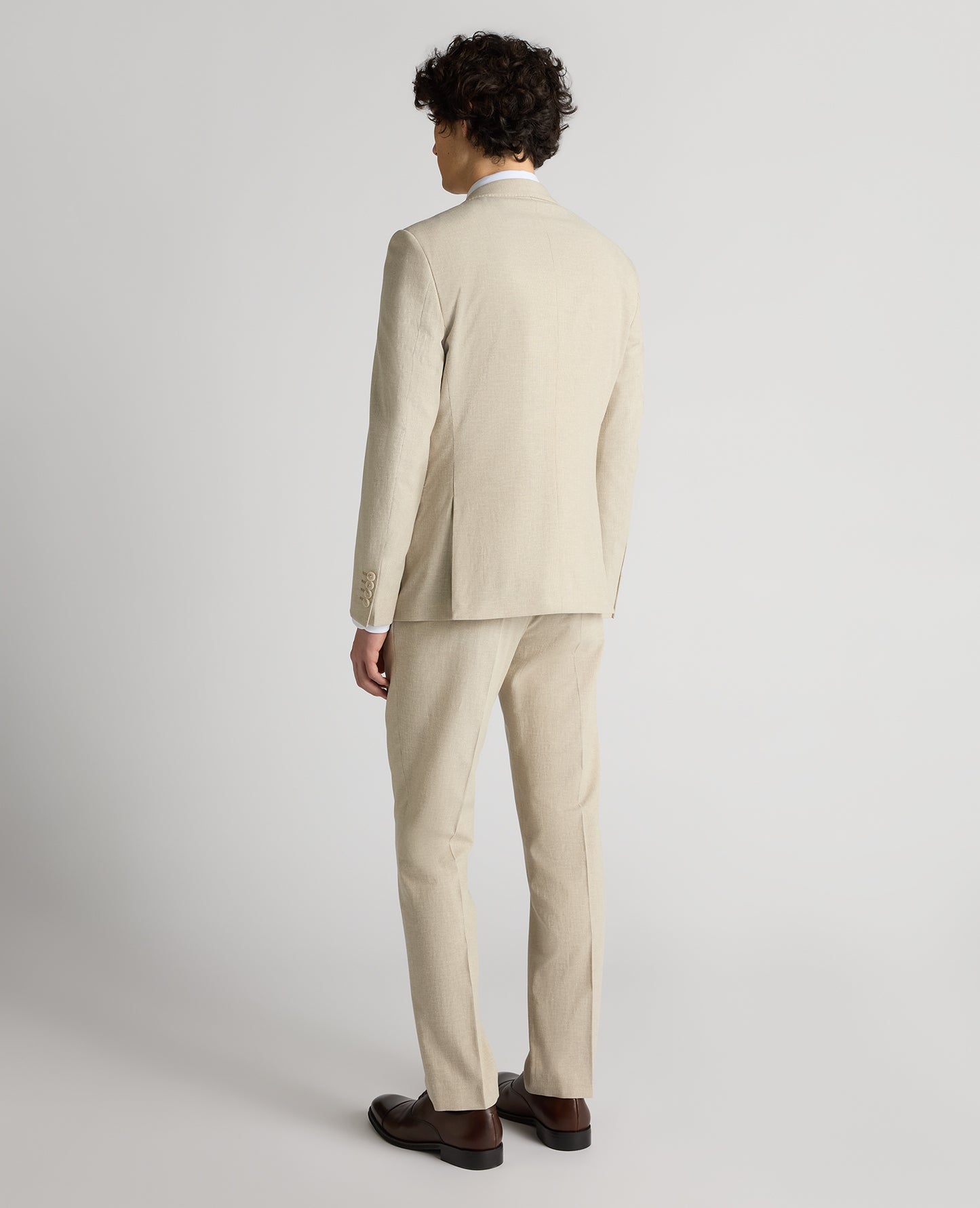 Slim fit Linen-Blend Suit