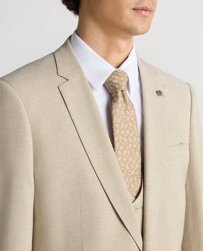 Slim fit Linen-Blend Suit