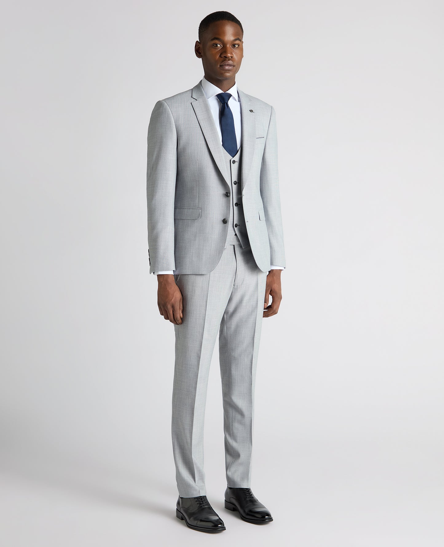 Slim Fit Micro Houndstooth Suit