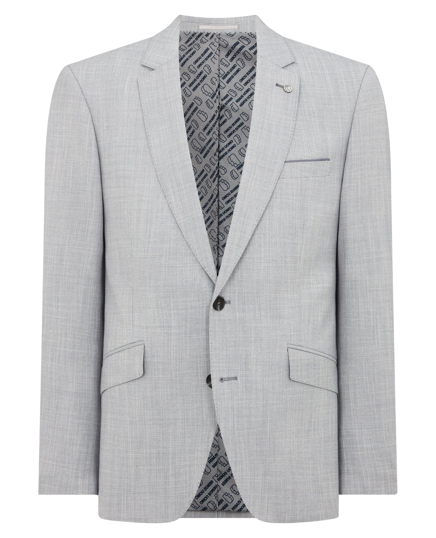 Tapered Fit Micro Houndstooth Suit