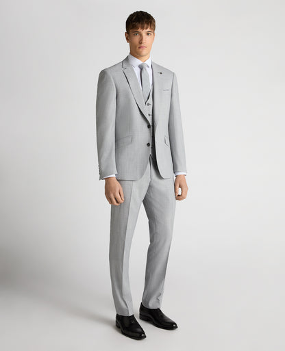 Tapered Fit Micro Houndstooth Suit