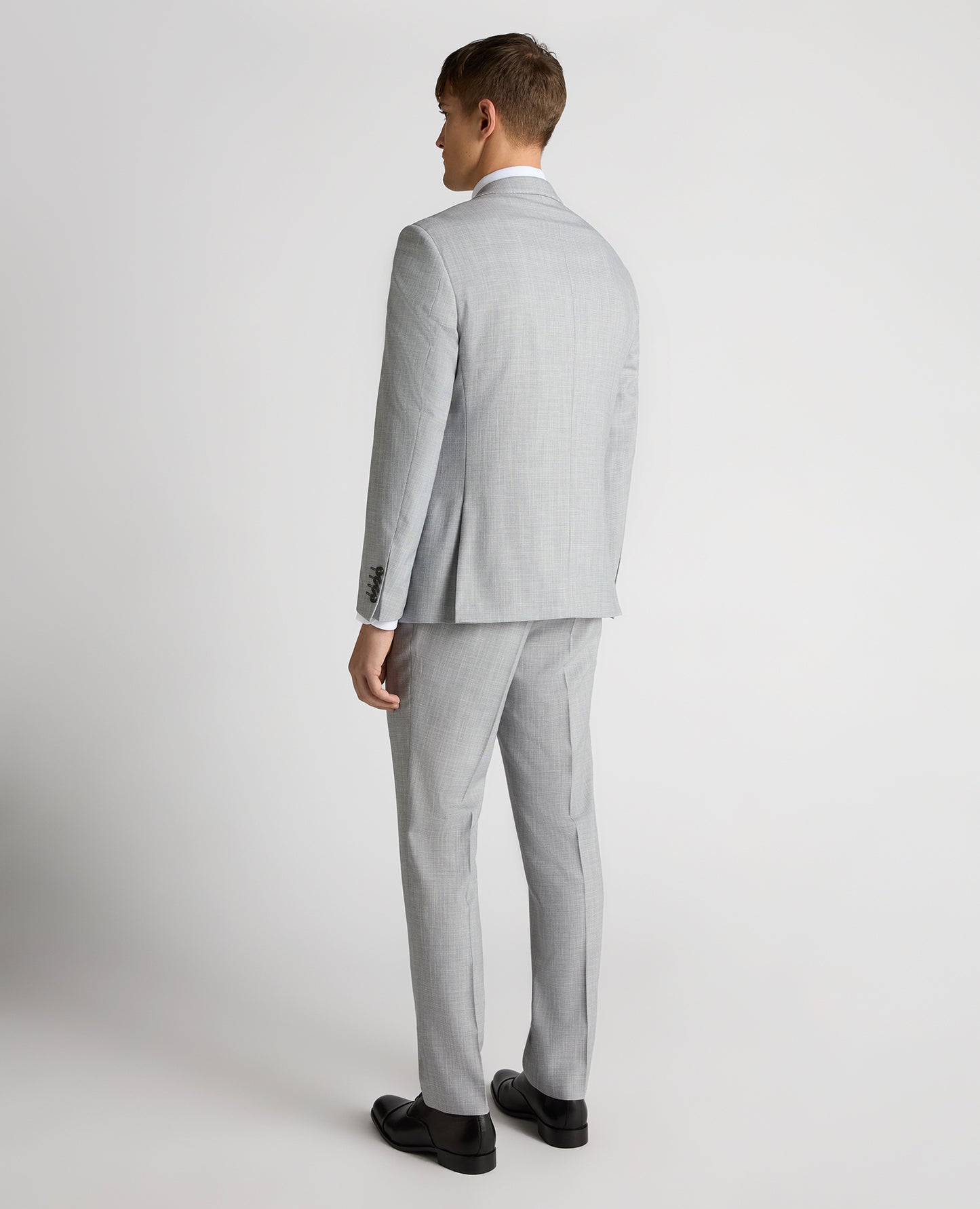 Tapered Fit Micro Houndstooth Suit