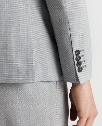 Tapered Fit Micro Houndstooth Suit