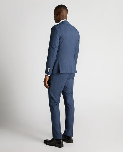 Slim Fit Checked Stretch Suit