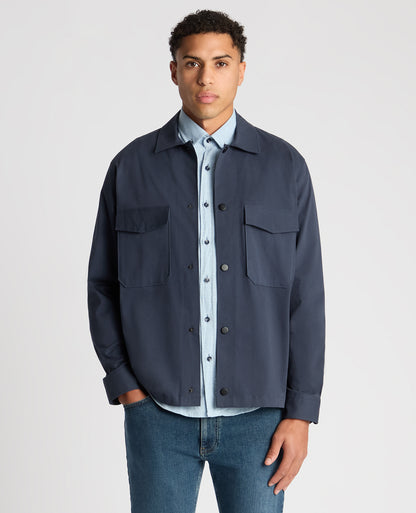 Regular Fit Cotton Stretch Overshirt