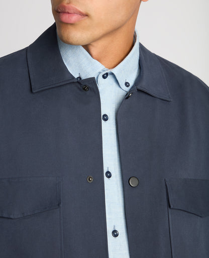 Regular Fit Cotton Stretch Overshirt