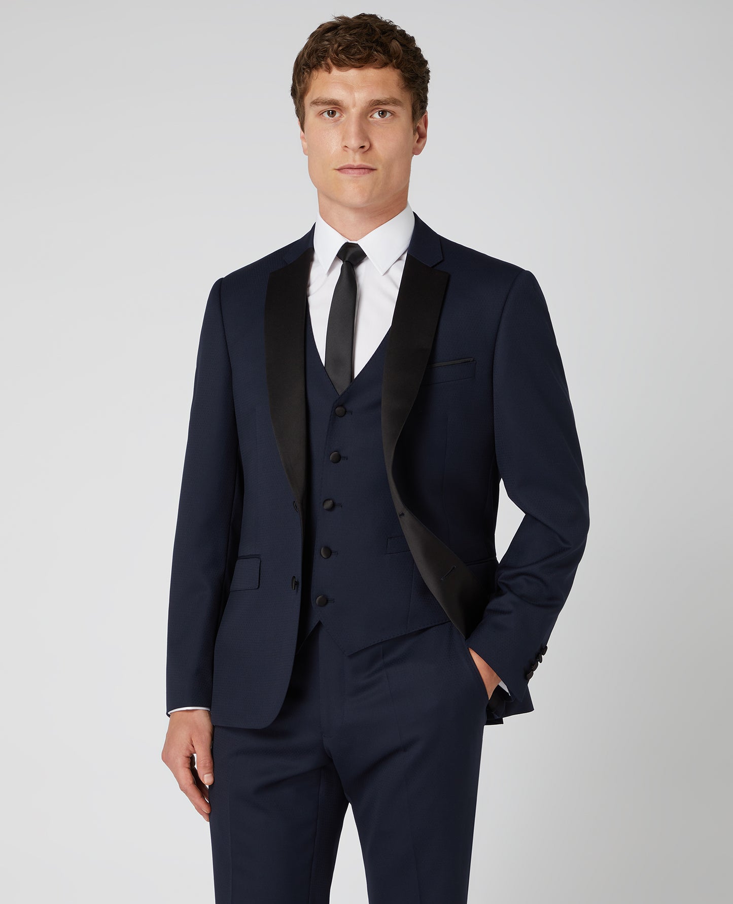 Tapered Wool-Rich Mix and Match Suit