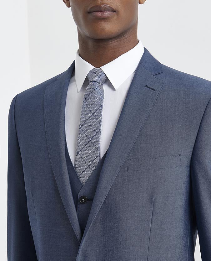 Tapered Fit Wool-Rich Mix and Match Performance Suit