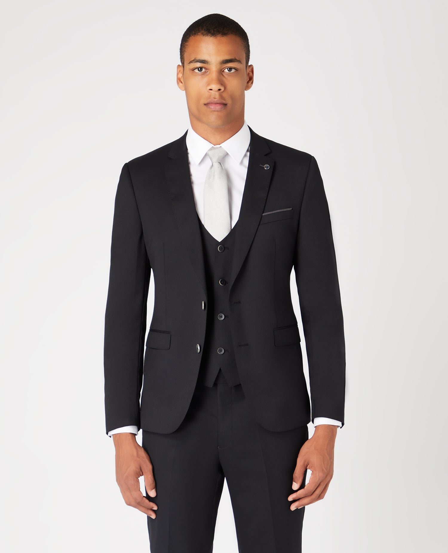 Slim Fit Wool-Rich Mix and Match Suit Jacket