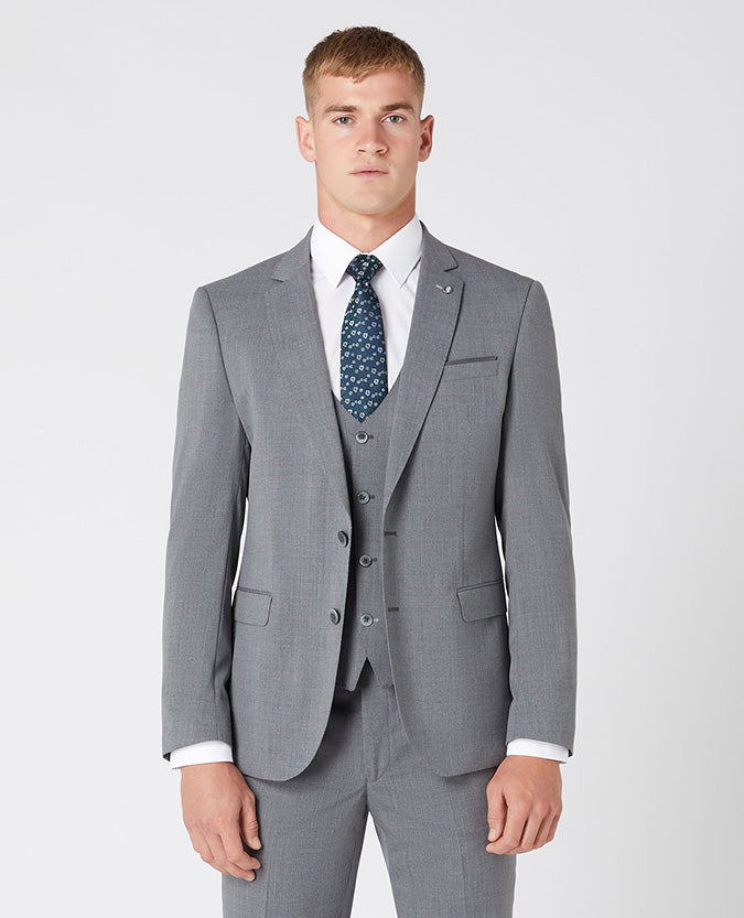 Slim Fit Wool-Blend Stretch Mix and Match Suit