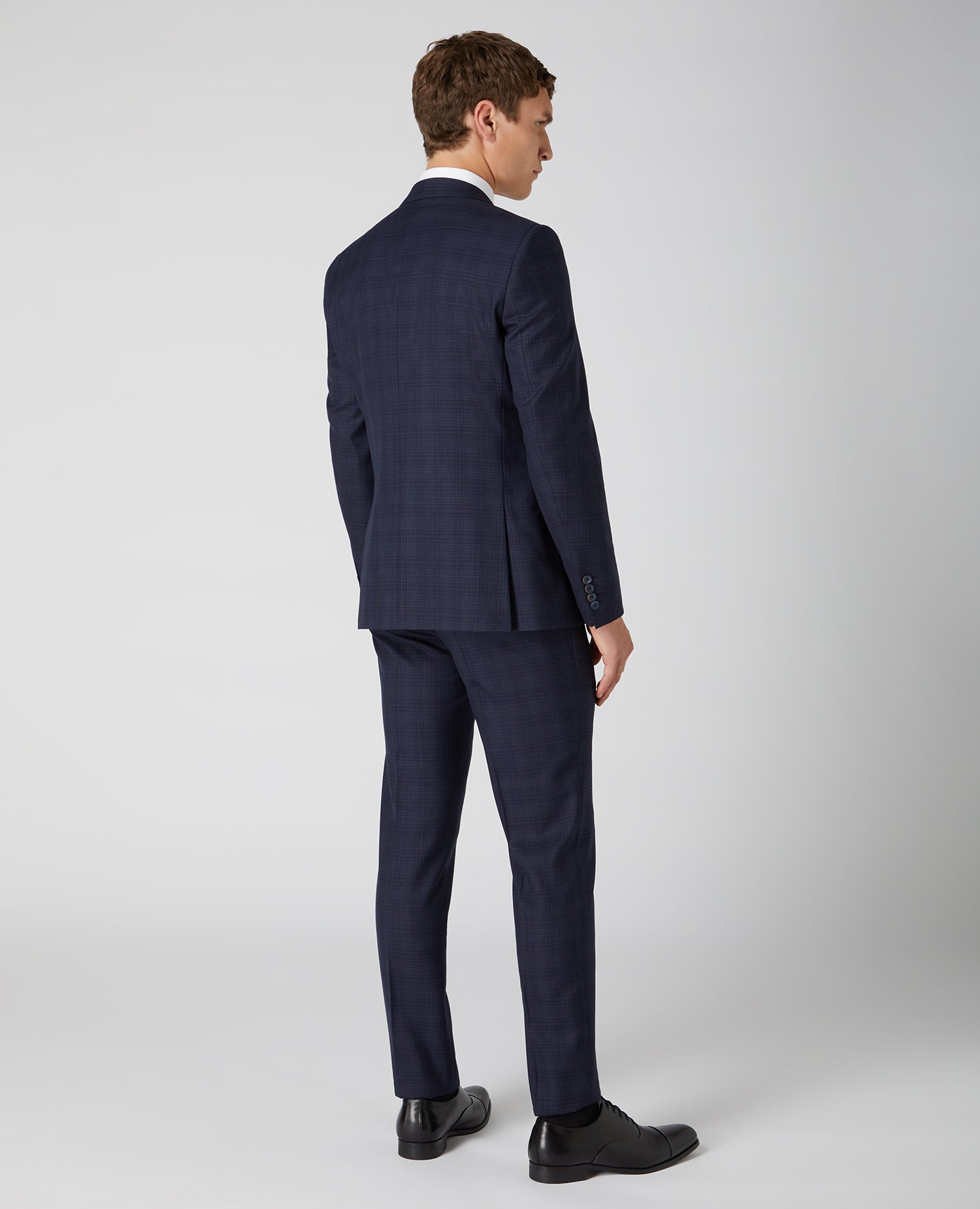 X-Slim Fit Checked Wool-Rich Mix and Match Suit Jacket