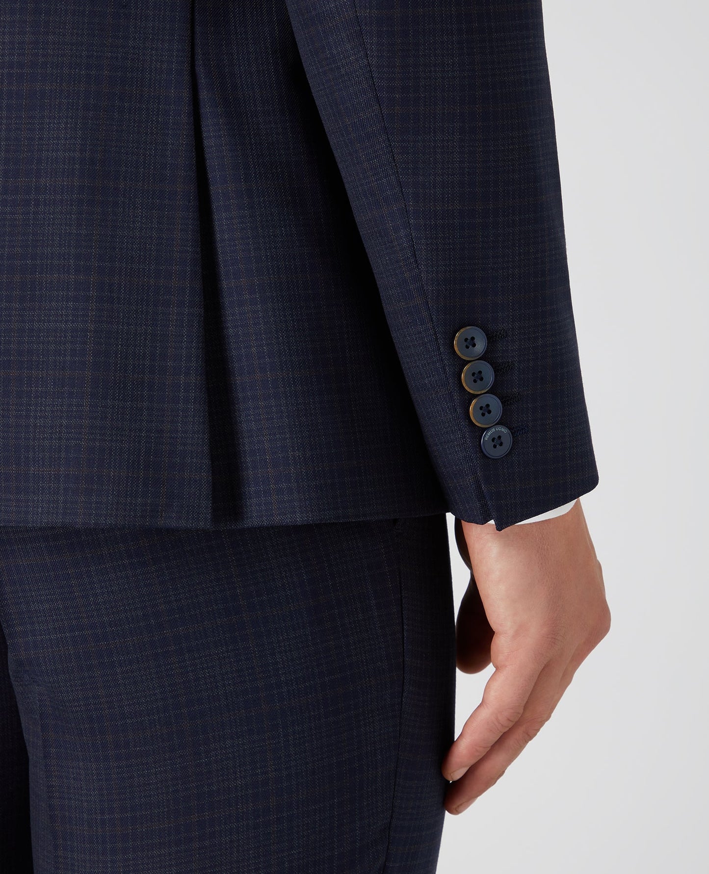 X-Slim Fit Checked Wool-Rich Mix and Match Suit Jacket