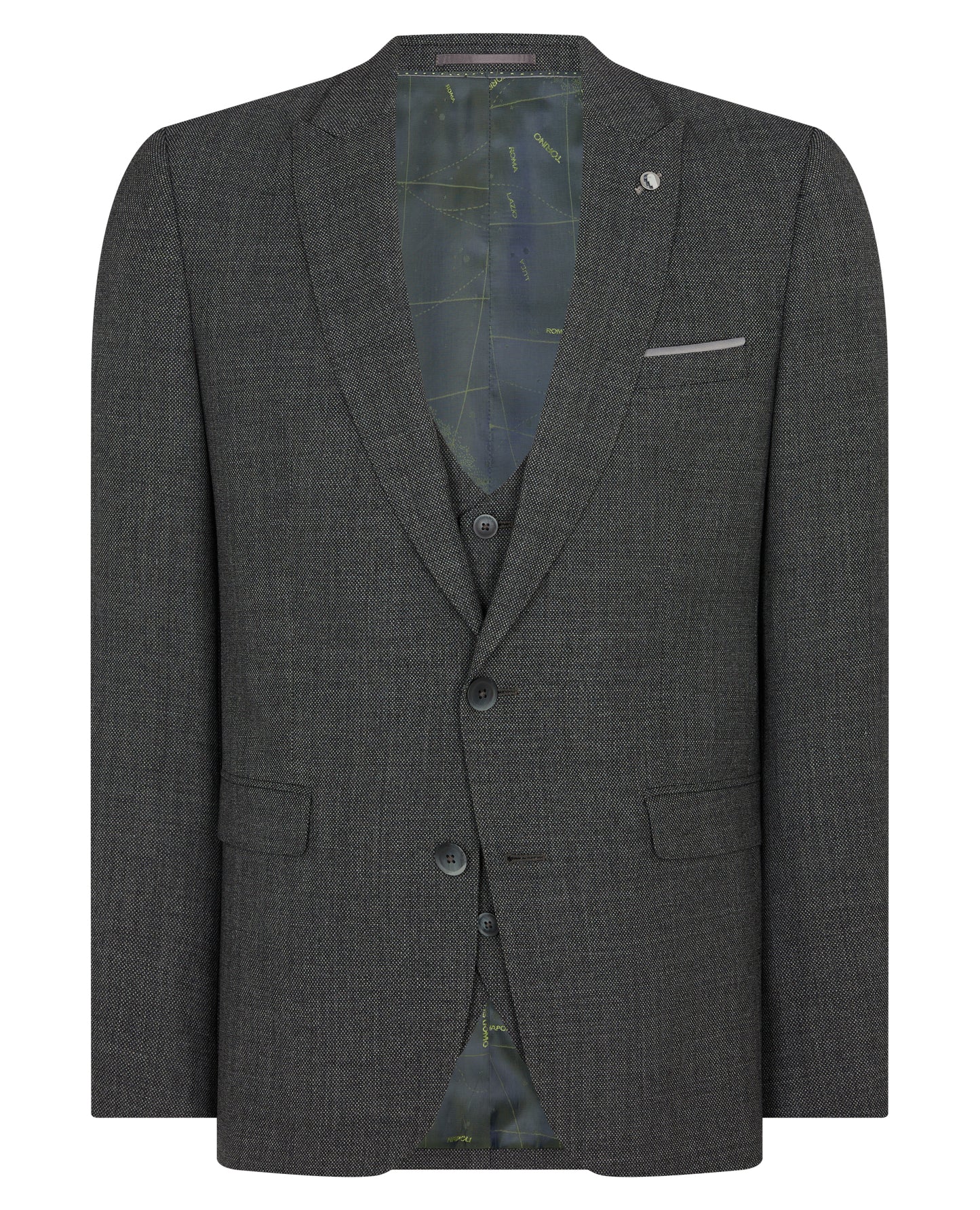 Slim Fit Wool-Rich Stretch Mix and Match Suit