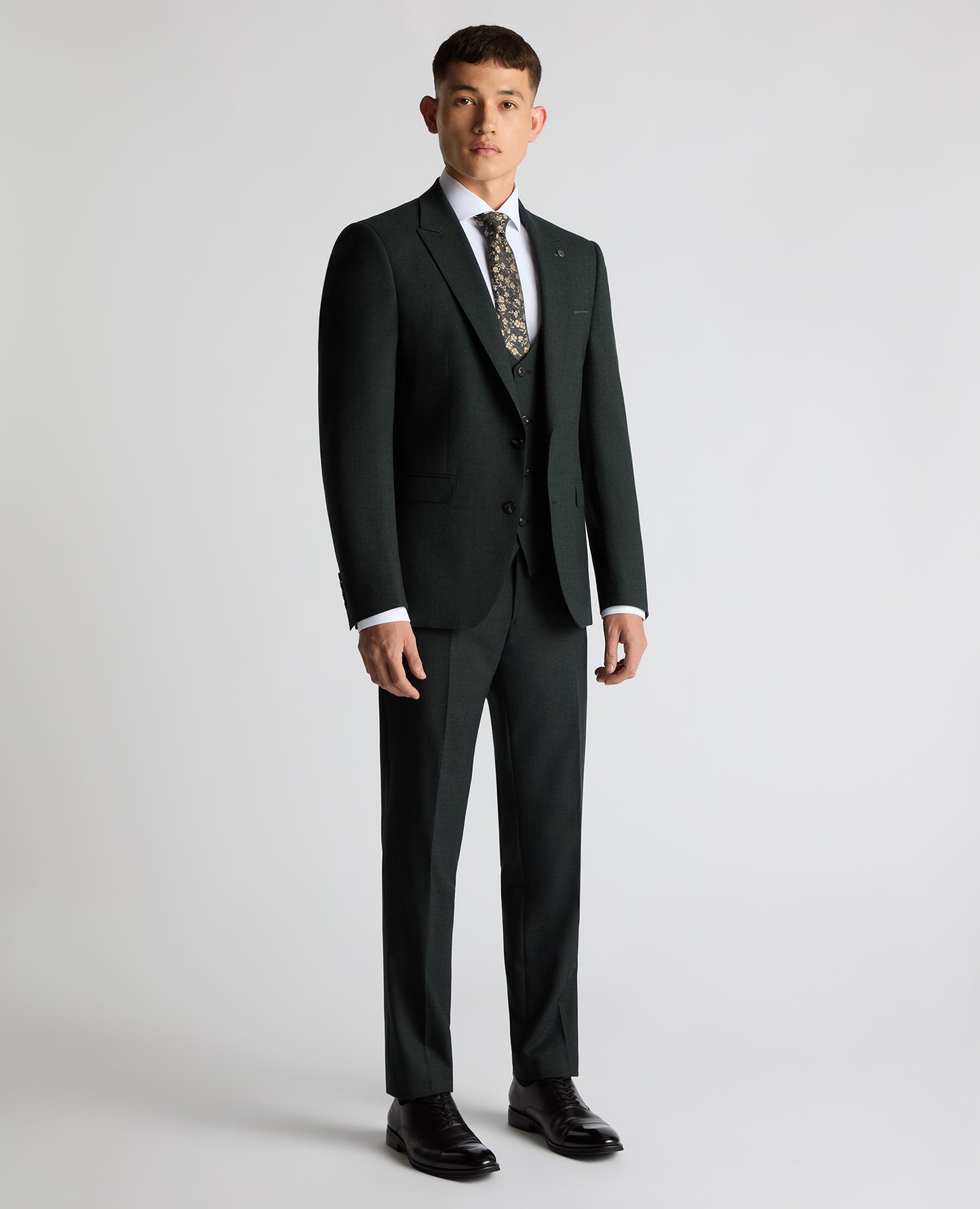 Slim Fit Wool Stretch Suit