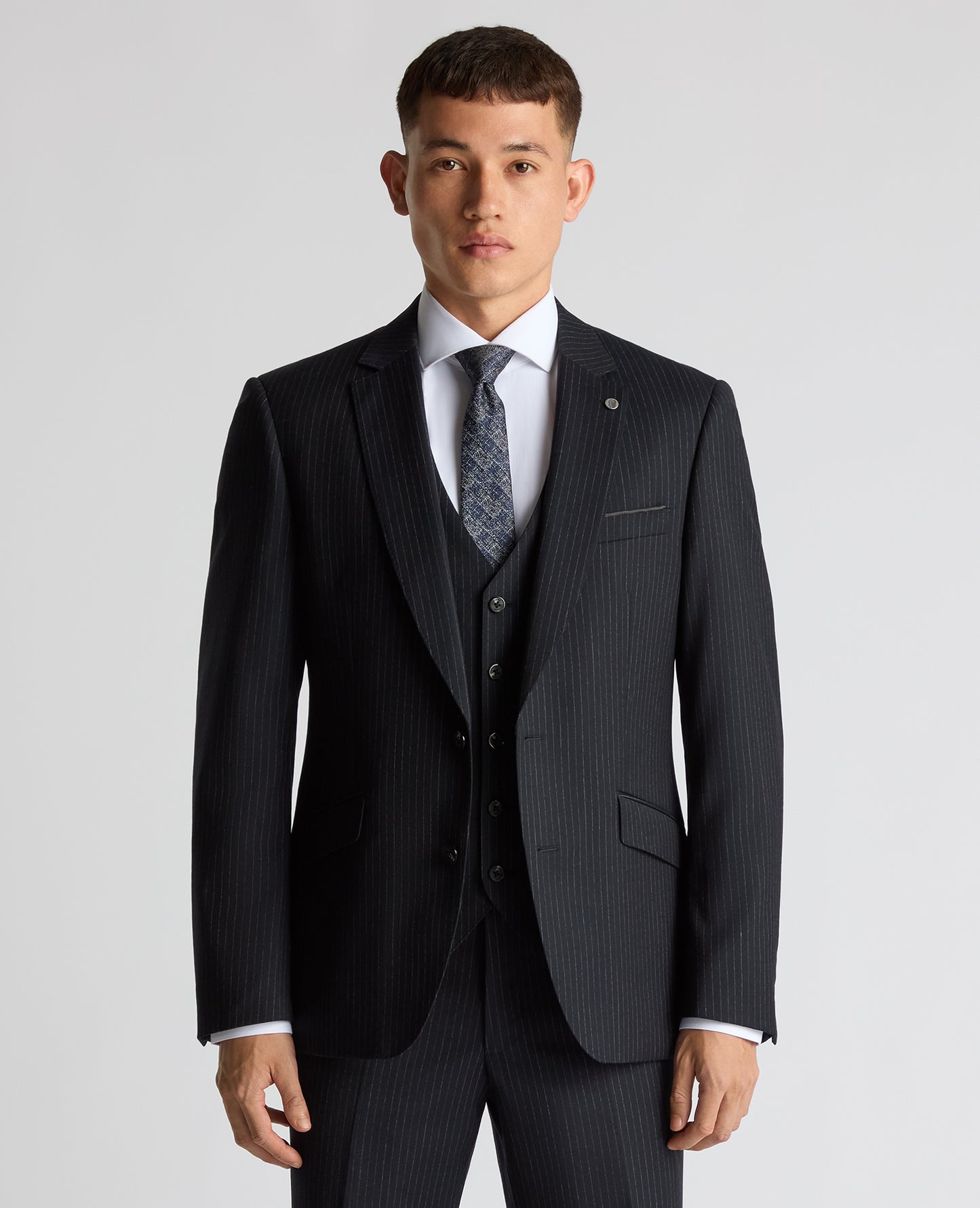 Tapered Fit Wool Rich Suit