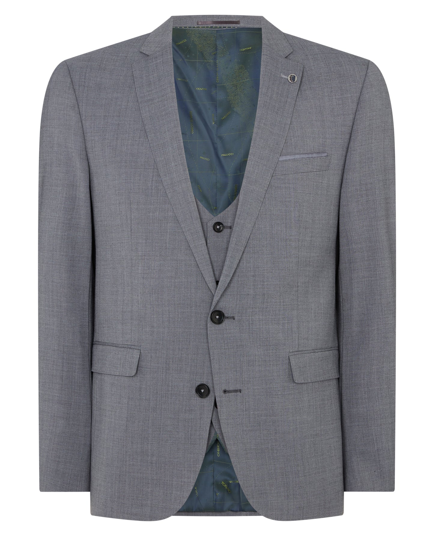 Slim Fit Wool-Rich Stretch Mix and Match Suit