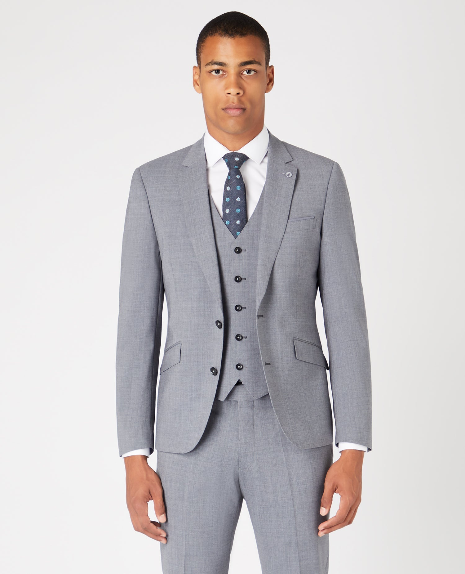 Tapered Fit Wool-Rich Stretch Mix and Match Suit