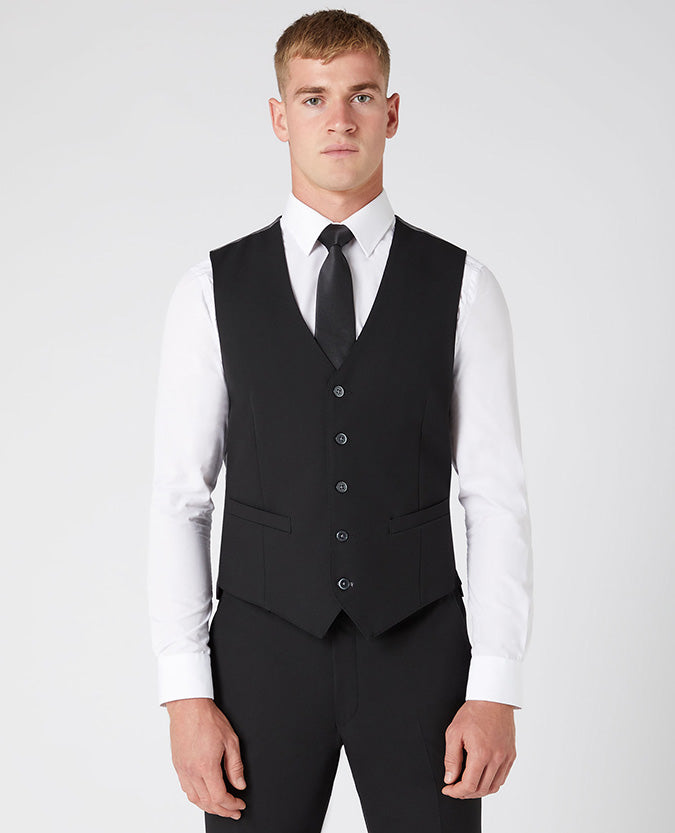 Tapered Fit Stretch Waistcoat