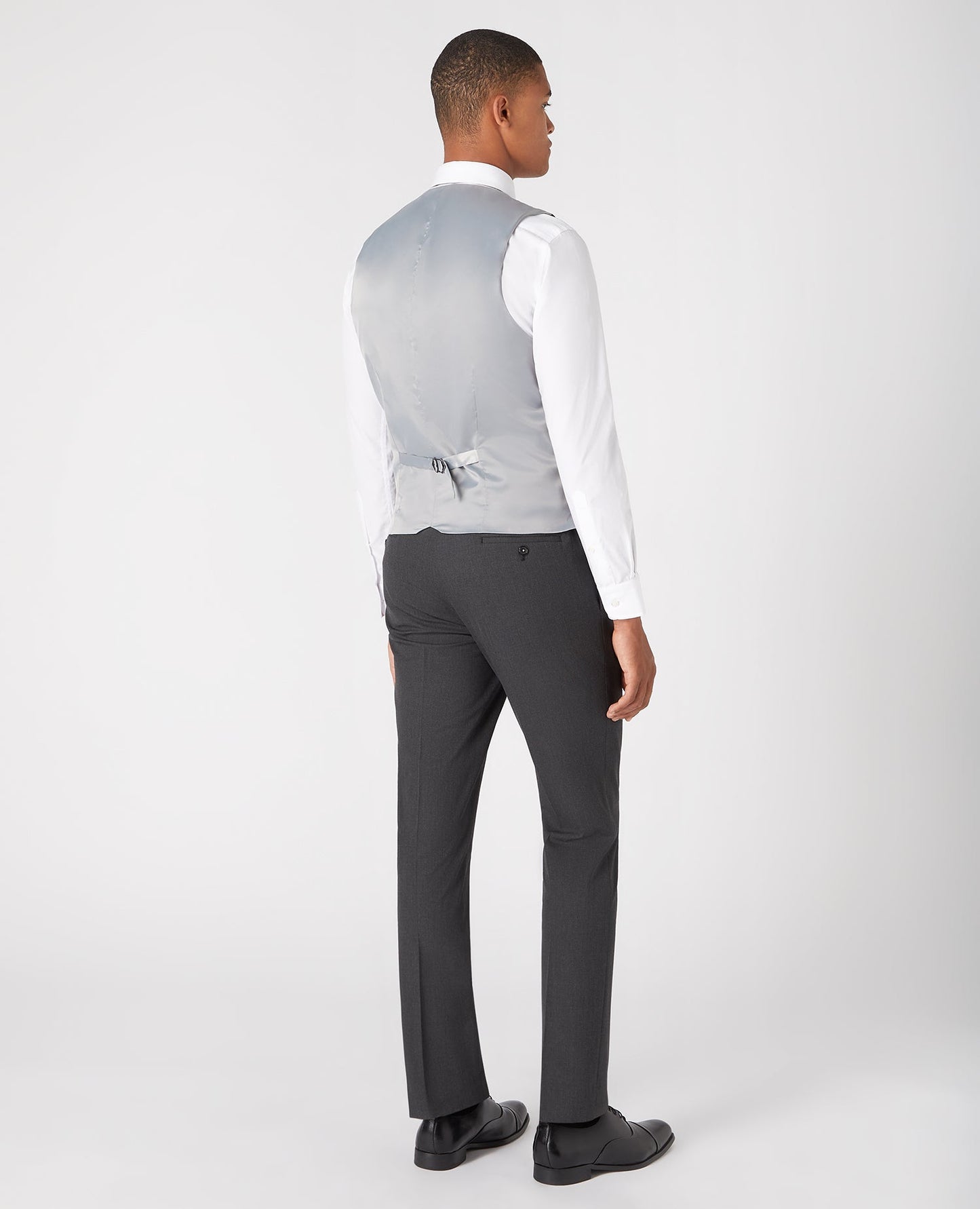 Slim fit polyviscose stretch waistcoat