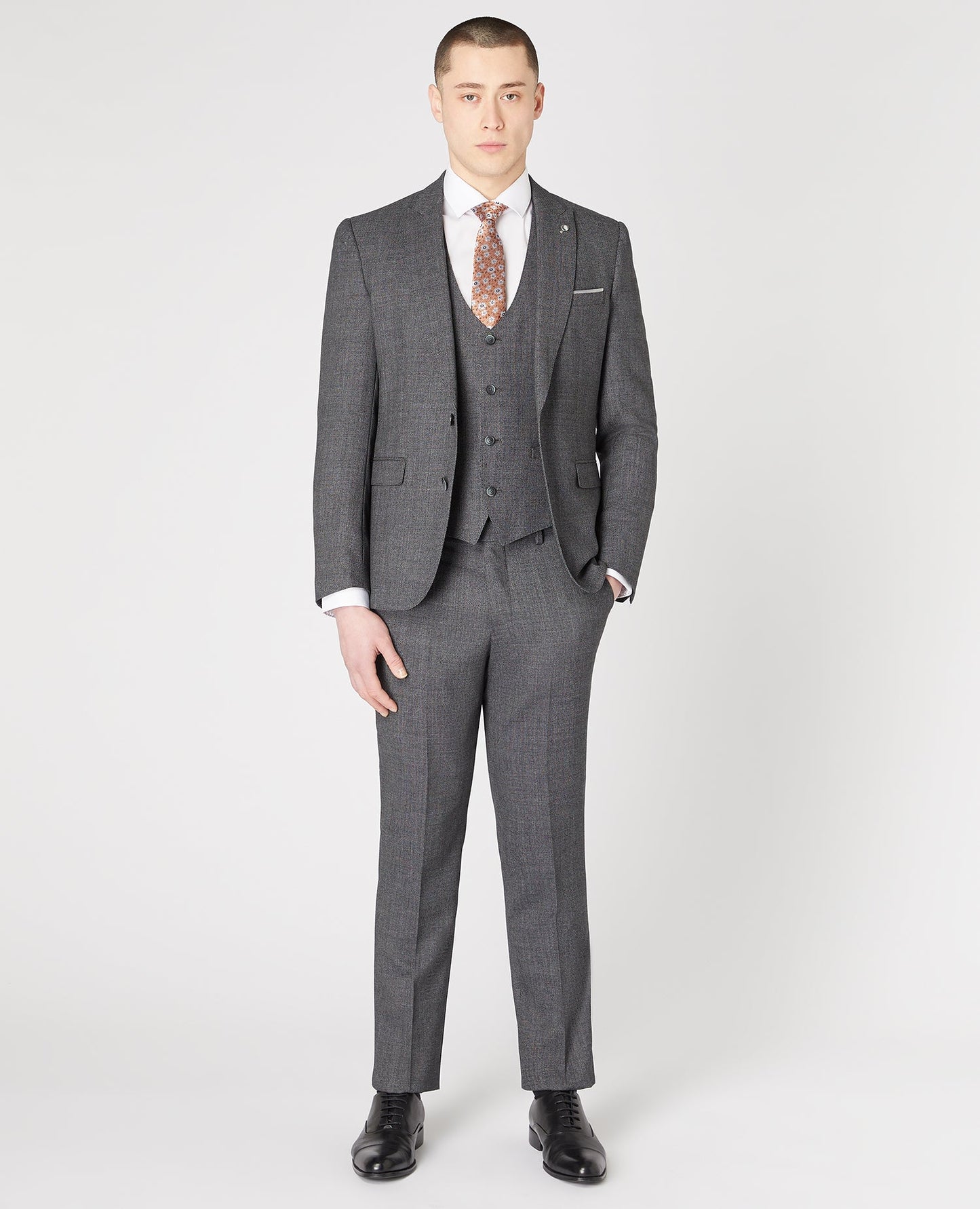 Slim Fit Wool-Rich Mix and Match Suit Waistcoat