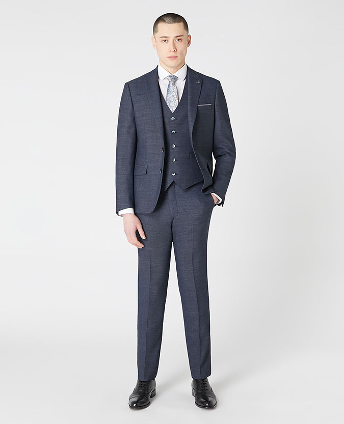 Tapered Fit Wool-Rich Mix and Match Suit Waistcoat