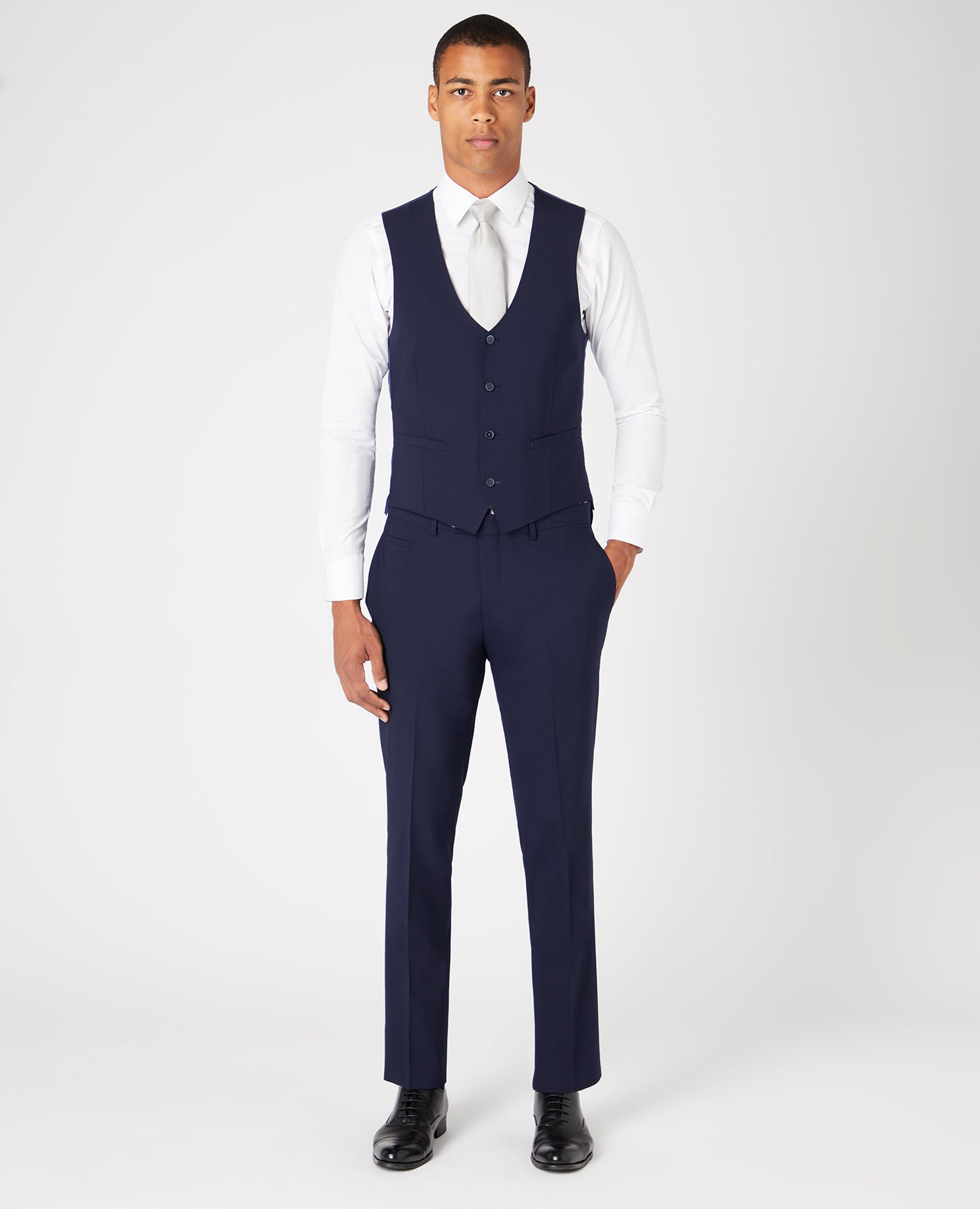 Slim Fit Wool-Rich Mix and Match Waistcoat