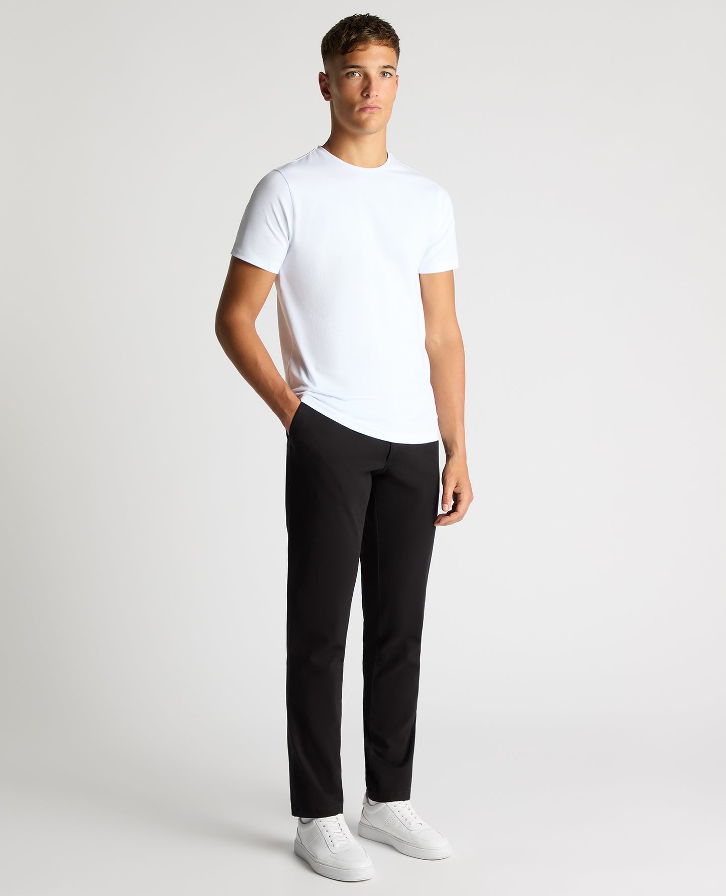 Slim Leg Cotton-Stretch Chino