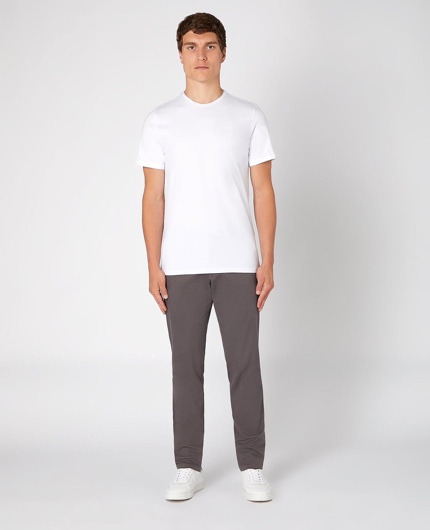 Slim Leg Cotton-Stretch Chino