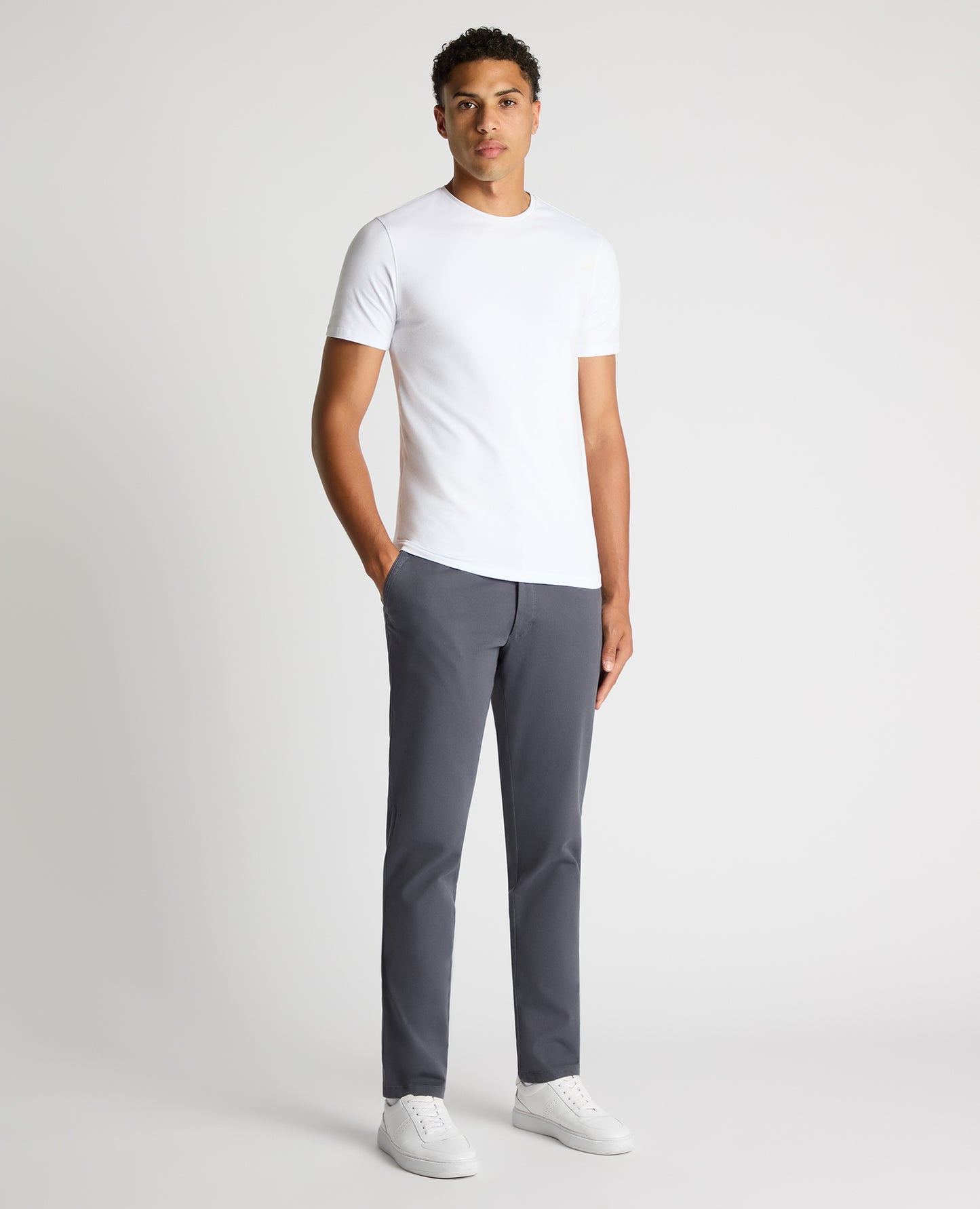 Slim Leg Cotton-Stretch Chino