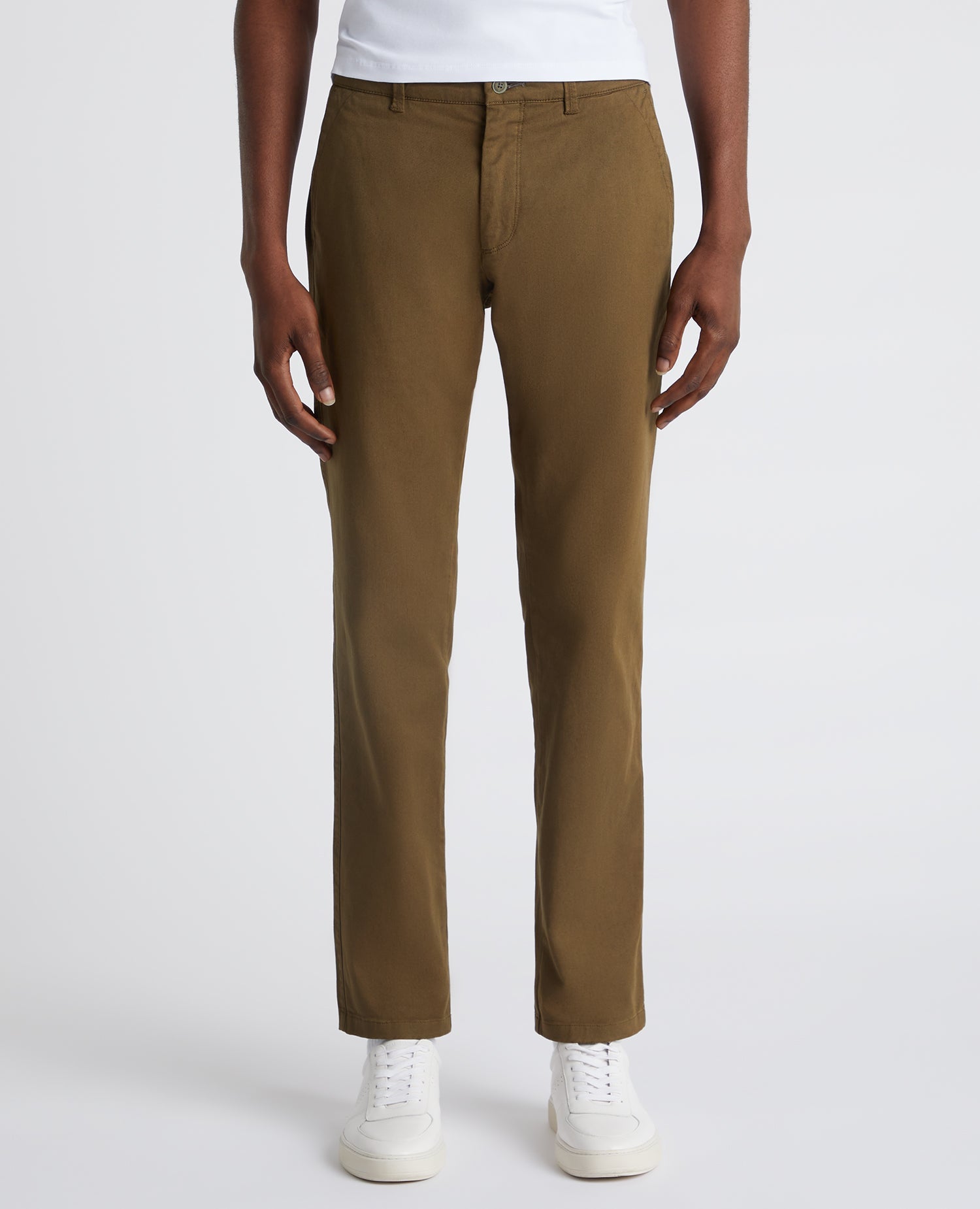 Slim Leg Cotton-Stretch Chino