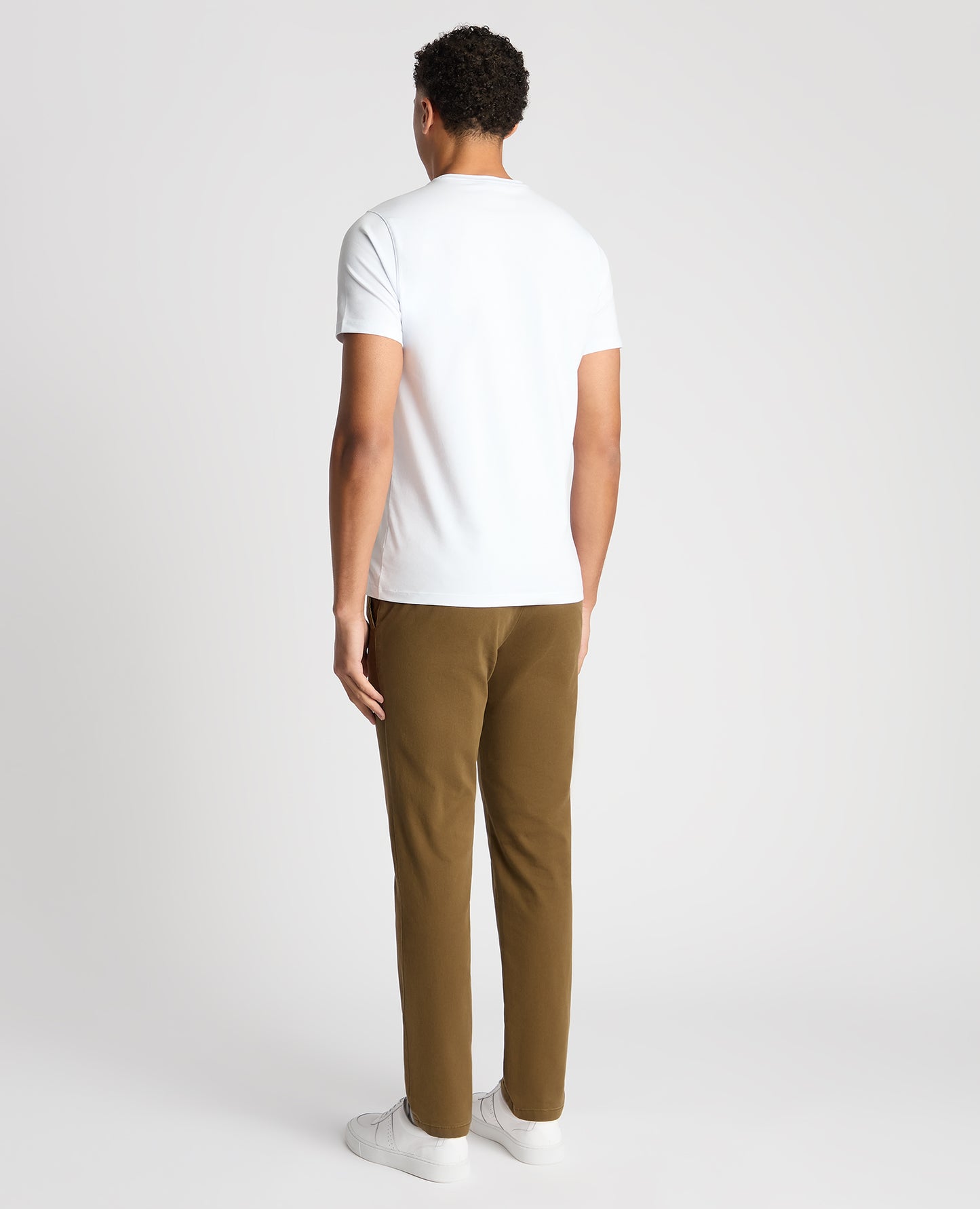 Slim Fit Cotton-Stretch Washed Chino