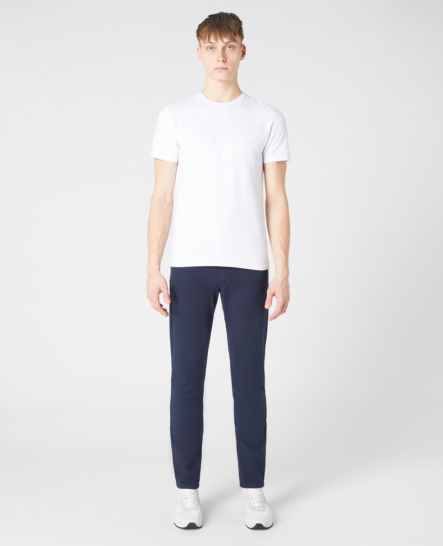 Slim Leg Cotton-Stretch Jeans