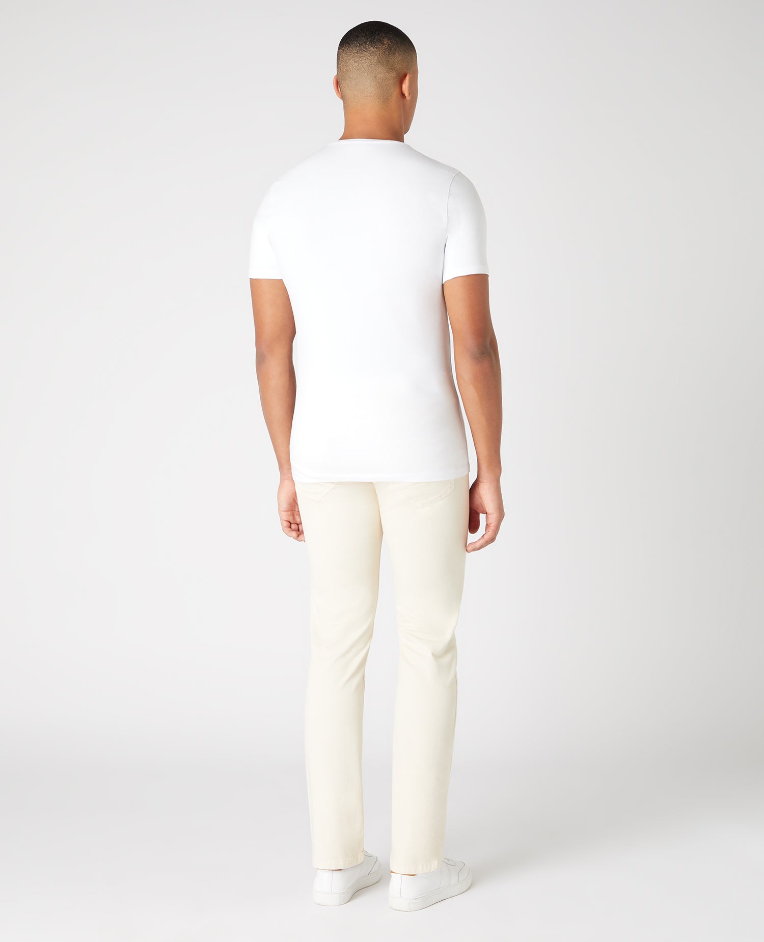 Slim Leg Cotton-Stretch Jeans