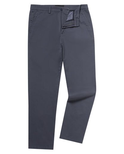 Straight Leg Cotton-Stretch Washed Chino