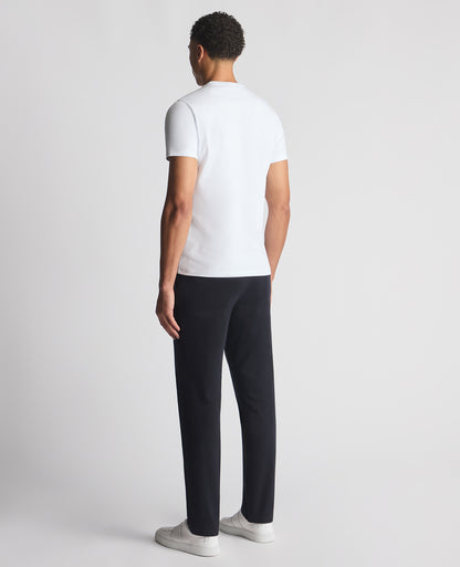 Straight Leg Cotton-Stretch Washed Chino