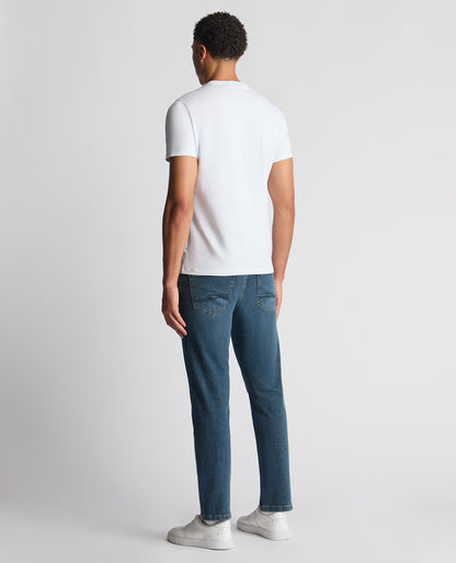 Roman Modern Straight Fit Cotton-Stretch Jean