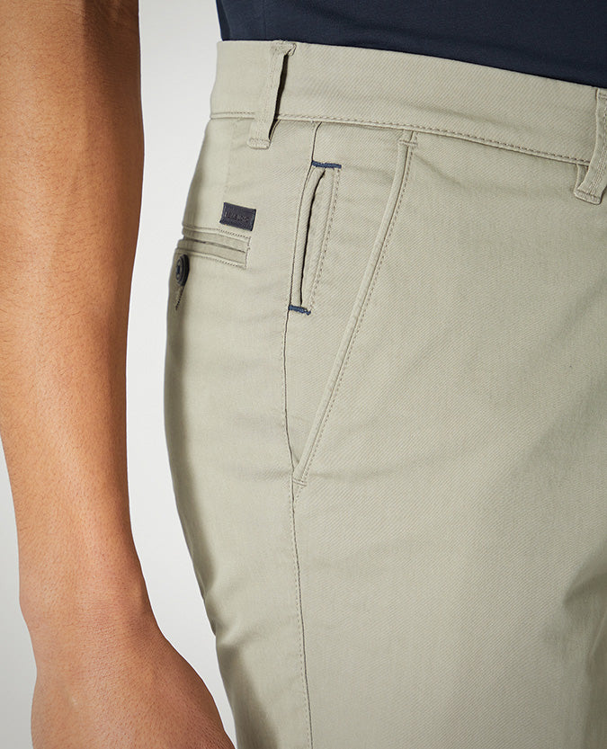 Slim Fit Cotton Stretch Chino Shorts