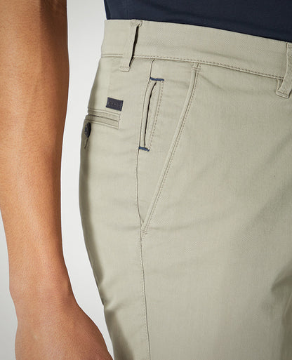 Slim Fit Cotton Stretch Chino Shorts