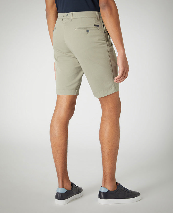 Slim Fit Cotton Stretch Chino Shorts