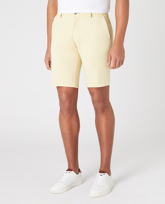 Slim Leg Cotton-Stretch Chino Short