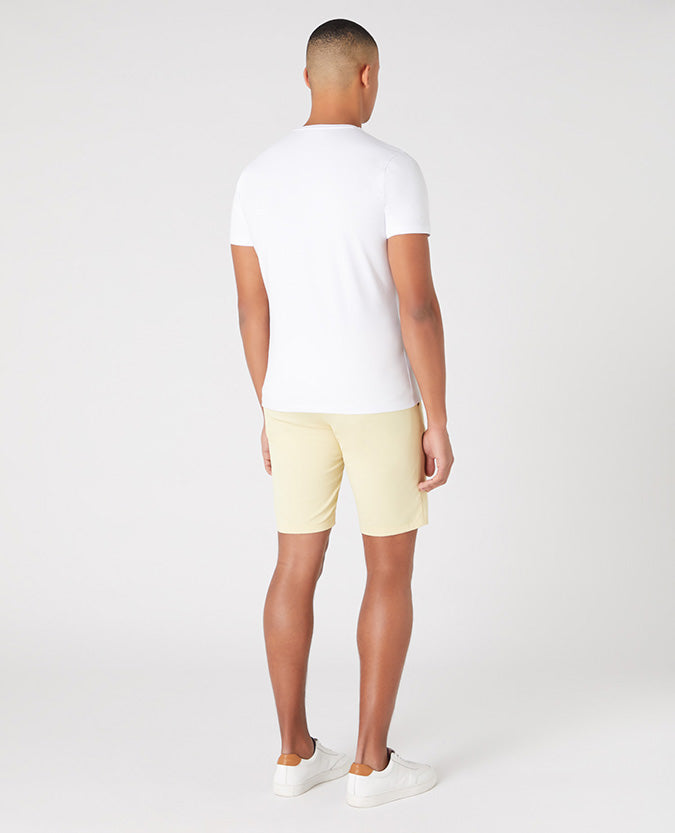 Slim Leg Cotton-Stretch Chino Short