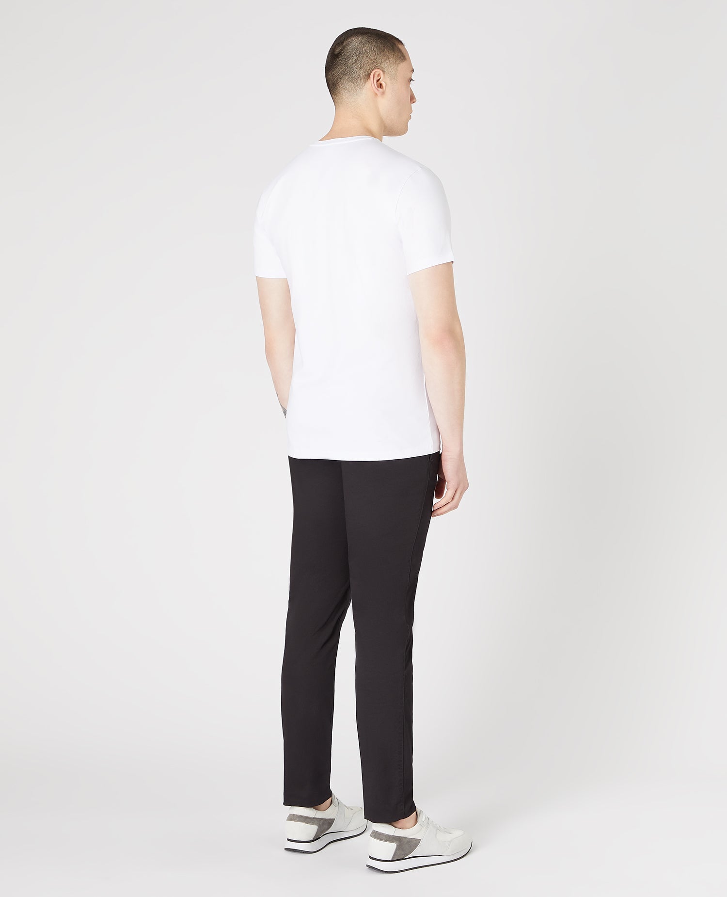 Slim Leg Cotton-Stretch Chinos