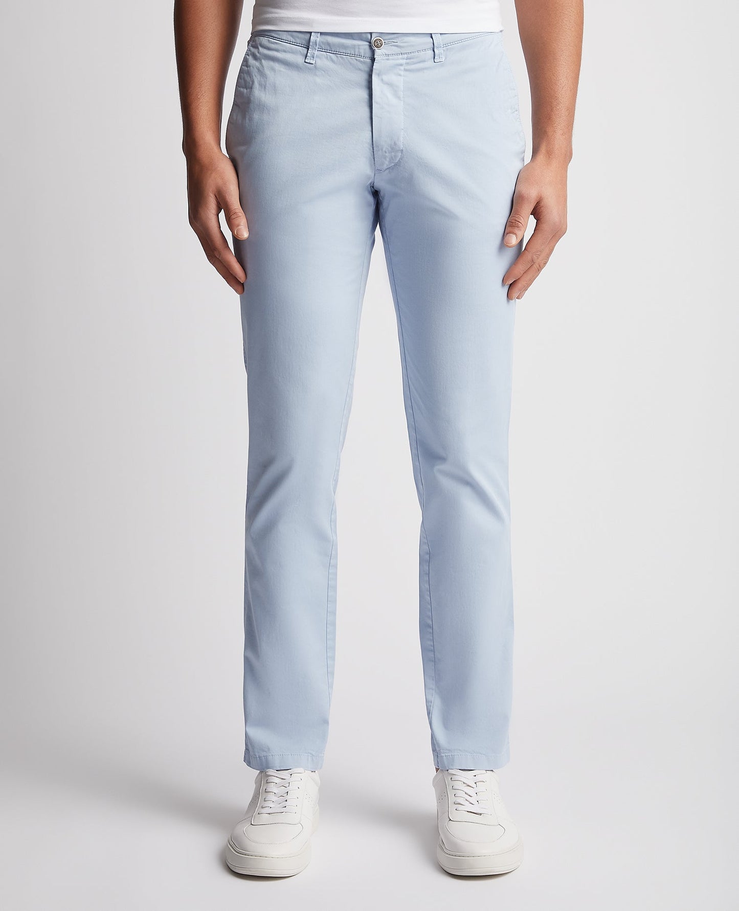 Slim Leg Cotton-Stretch Chinos