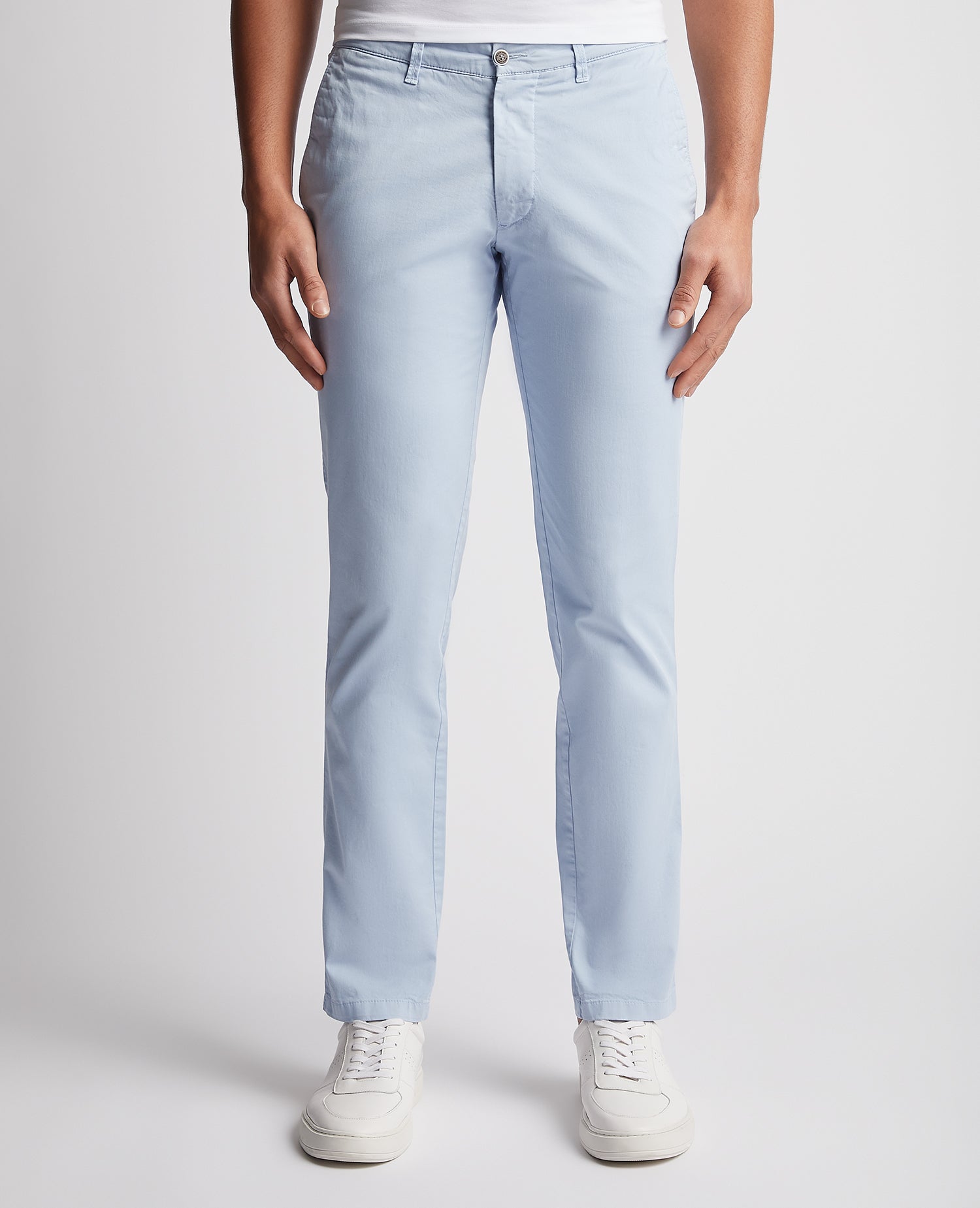 Slim Leg Cotton-Stretch Chinos