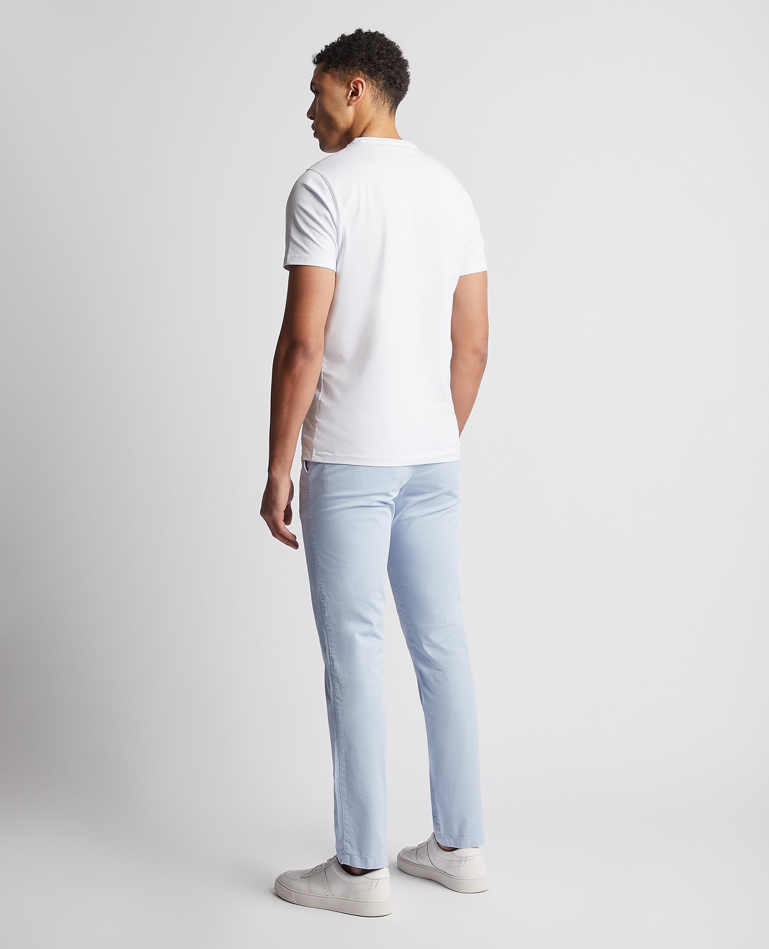 Slim Leg Cotton-Stretch Chinos